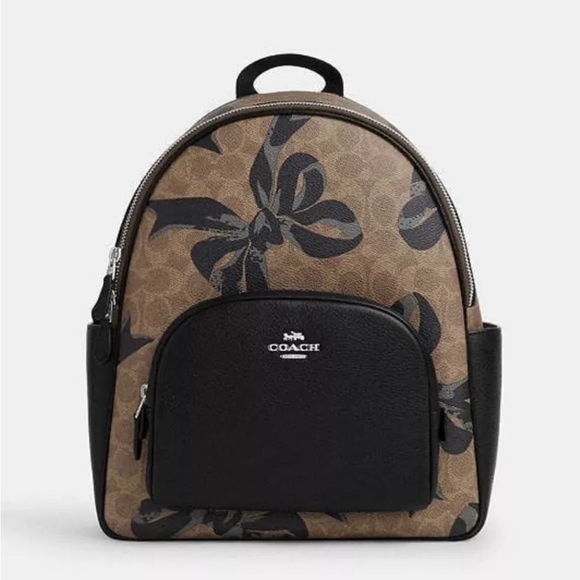 Coach Men's Black and Brown Backpack - Picture 1 of 13